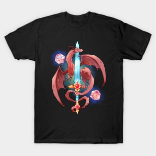 Dragon Sword (with d20 critical hit dice) T-Shirt